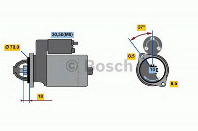 BOSCH 0986023690 -  Стартер