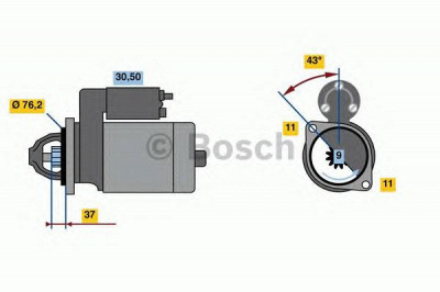 BOSCH 0986023730 -  Стартер
