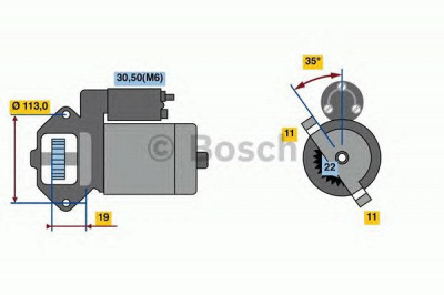 BOSCH 0986023760 -  Стартер