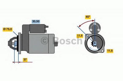 BOSCH 0986023770 -  Стартер