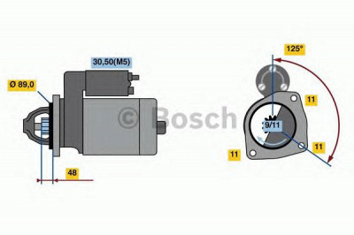 BOSCH 0986023830 -  Стартер