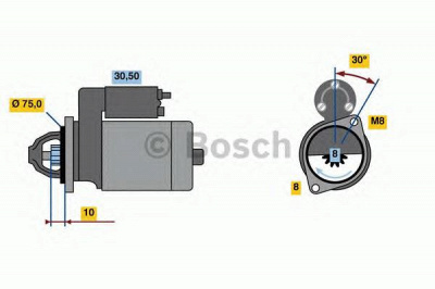 BOSCH 0986023880 -  Стартер