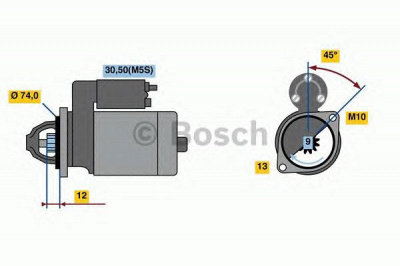 BOSCH 0986023890 -  Стартер