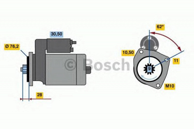 BOSCH 0986024050 -  Стартер