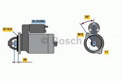 BOSCH 0986024120 -  Стартер