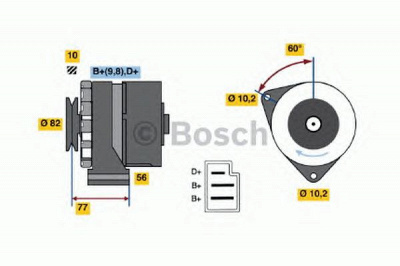 BOSCH 0986030720 -  Генератор