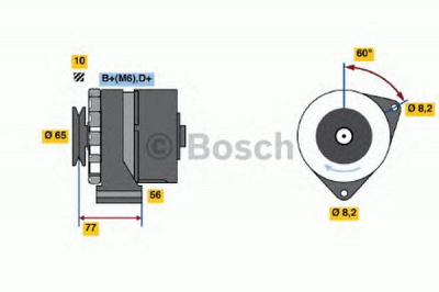 BOSCH 0986030850 -  Генератор