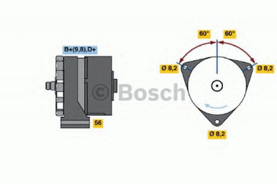 BOSCH 0986031020 -  Генератор