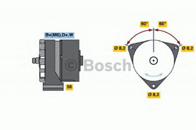 BOSCH 0986031270 -  Генератор