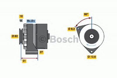 BOSCH 0986031280 -  Генератор