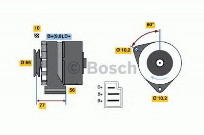 BOSCH 0986031400 -  Генератор