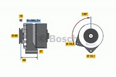 BOSCH 0986031460 -  Генератор
