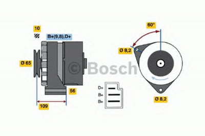 BOSCH 0986031520 -  Генератор