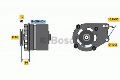 BOSCH 0986032340 -  Генератор