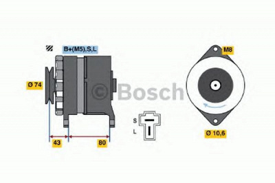 BOSCH 0986032651 -  Генератор