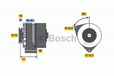 BOSCH 0986033150 -  Генератор