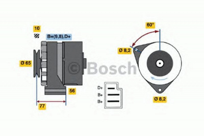 BOSCH 0986033200 -  Генератор