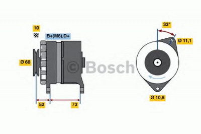 BOSCH 0986033250 -  Генератор