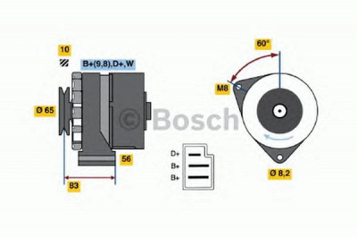 BOSCH 0986033870 -  Генератор