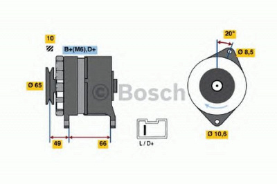 BOSCH 0986033980 -  Генератор