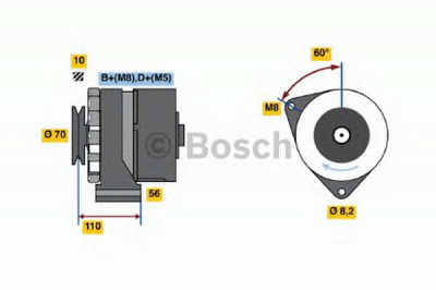 BOSCH 0986034150 -  Генератор