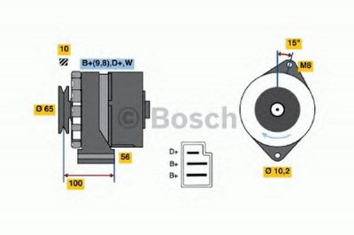 BOSCH 0986034180 -  Генератор