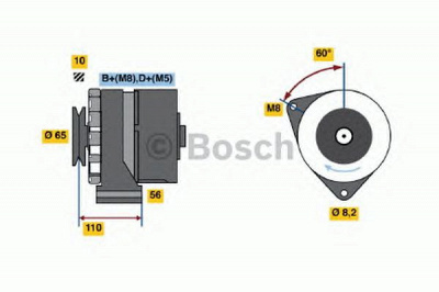 BOSCH 0986034230 -  Генератор