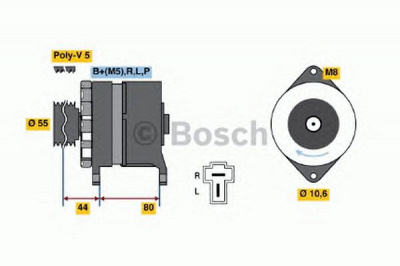 BOSCH 0986034291 -  Генератор