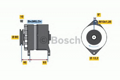 BOSCH 0986034390 -  Генератор