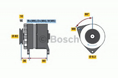 BOSCH 0986034470 -  Генератор