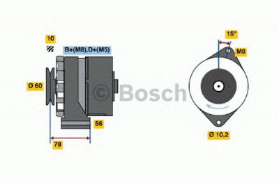 BOSCH 0986034520 -  Генератор