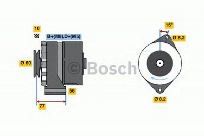 BOSCH 0986034550 -  Генератор