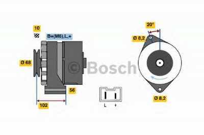 BOSCH 0986034740 -  Генератор