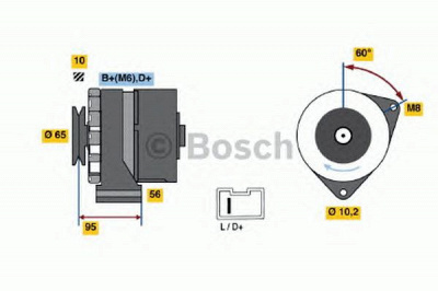 BOSCH 0986034830 -  Генератор
