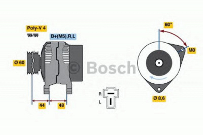 BOSCH 0986035291 -  Генератор