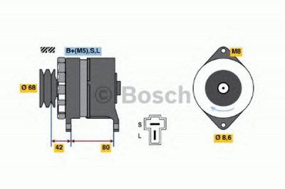 BOSCH 0986035431 -  Генератор