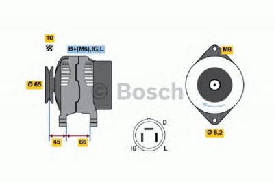 BOSCH 0986035461 -  Генератор