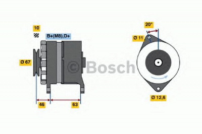 BOSCH 0986035770 -  Генератор