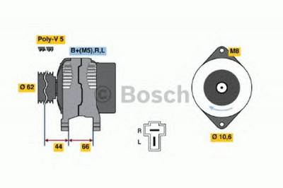 BOSCH 0986035881 -  Генератор