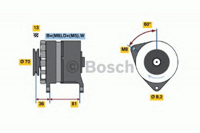 BOSCH 0986036000 -  Генератор