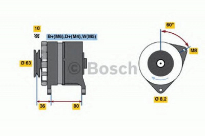 BOSCH 0986036041 -  Генератор