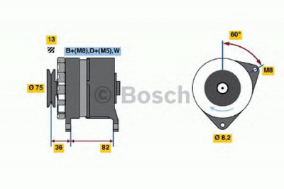 BOSCH 0986036050 -  Генератор