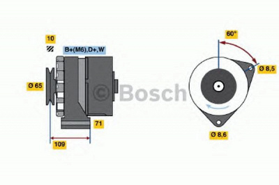 BOSCH 0986036490 -  Генератор