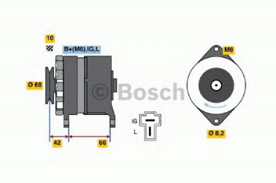 BOSCH 0986036501 -  Генератор