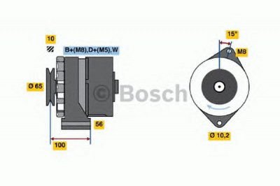 BOSCH 0986036790 -  Генератор