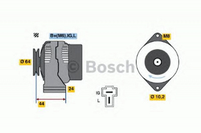 BOSCH 0986037271 -  Генератор