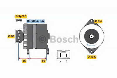 BOSCH 0986037311 -  Генератор