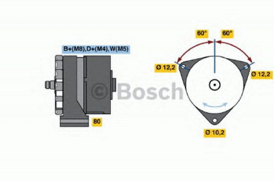BOSCH 0986037440 -  Генератор
