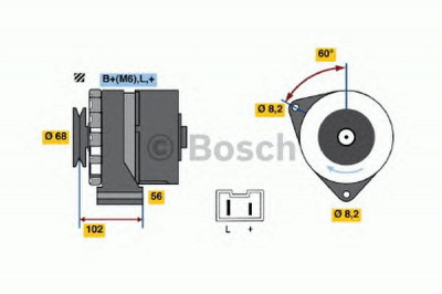 BOSCH 0986037781 -  Генератор