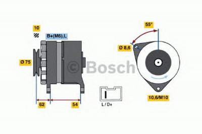 BOSCH 0986037791 -  Генератор